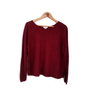 Nordstrom's Sarah Arizona Red Wine Knit top